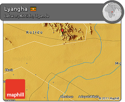 Physical 3D Map of Lyangha