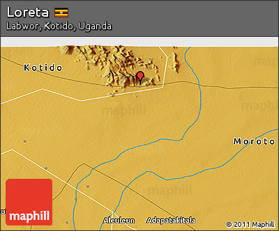 Physical 3D Map of Loreta