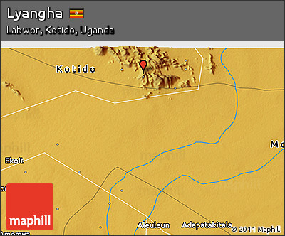Physical 3D Map of Lyangha