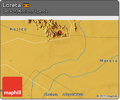 Physical 3D Map of Loreta