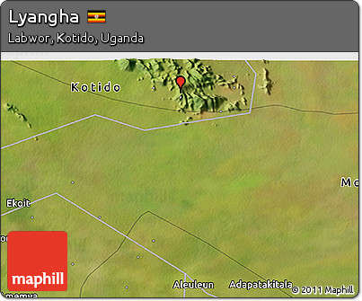 Satellite 3D Map of Lyangha
