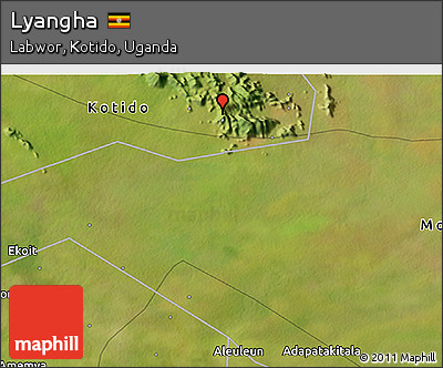 Satellite 3D Map of Lyangha