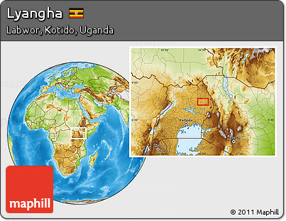Physical Location Map of Lyangha