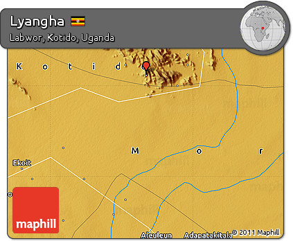 Physical Map of Lyangha