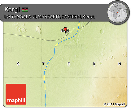 Physical Map of Kargi