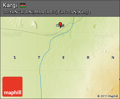 Physical Map of Kargi