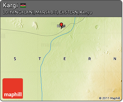 Physical Map of Kargi