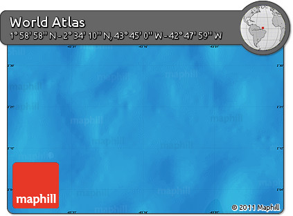 Political Map of the Area around 2° 16' 34" N, 43° 16' 29" W