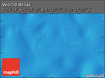 Political Map of the Area around 2° 16' 34" N, 43° 16' 29" W