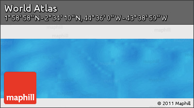 Physical Panoramic Map of the Area around 2° 16' 34" N, 44° 7' 30" W
