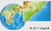 Physical Location Map of Garas Balley