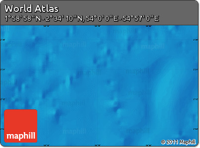 Physical Map of the Area around 2° 16' 34" N, 54° 28' 30" E