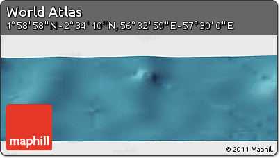 Satellite Panoramic Map of the Area around 2° 16' 34" N, 57° 1' 29" E