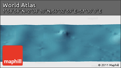 Satellite Panoramic Map of the Area around 2° 16' 34" N, 57° 1' 29" E