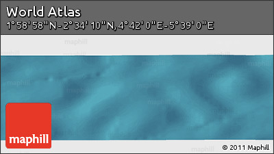 Satellite Panoramic Map of the Area around 2° 16' 34" N, 5° 10' 30" E