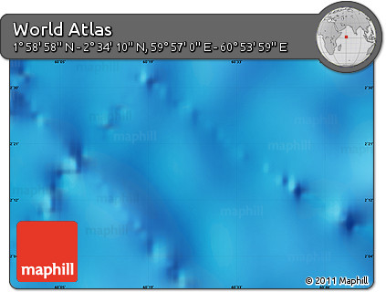 Physical Map of the Area around 2° 16' 34" N, 60° 25' 29" E