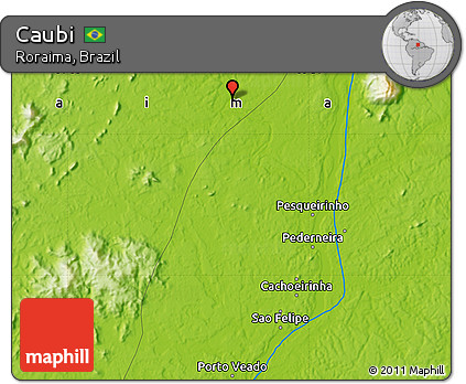 Physical Map of Caubi