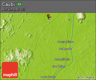 Physical Map of Caubi