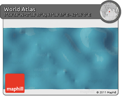 Satellite 3D Map of the Area around 2° 16' 34" N, 62° 7' 30" E