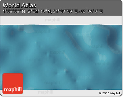 Satellite 3D Map of the Area around 2° 16' 34" N, 62° 7' 30" E