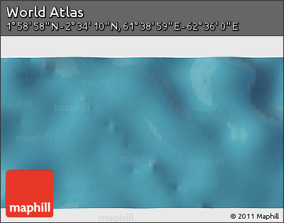 Satellite 3D Map of the Area around 2° 16' 34" N, 62° 7' 30" E