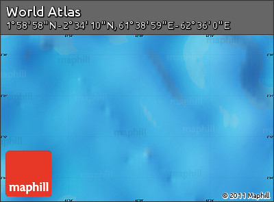 Physical Map of the Area around 2° 16' 34" N, 62° 7' 30" E