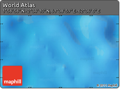 Physical Map of the Area around 2° 16' 34" N, 62° 7' 30" E
