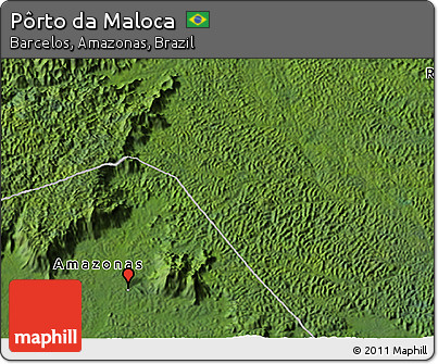 Satellite 3D Map of Pôrto Da Maloca