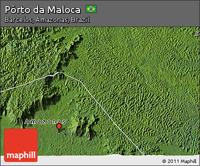 Satellite 3D Map of Pôrto Da Maloca
