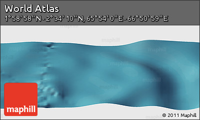 Satellite Panoramic Map of the Area around 2° 16' 34" N, 66° 22' 30" E