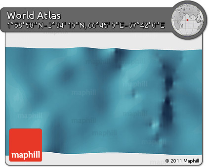 Satellite 3D Map of the Area around 2° 16' 34" N, 67° 13' 29" E