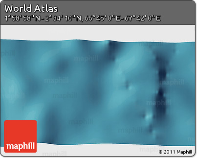 Satellite 3D Map of the Area around 2° 16' 34" N, 67° 13' 29" E