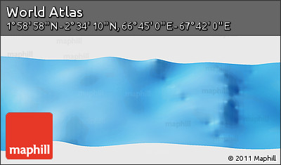 Physical Panoramic Map of the Area around 2° 16' 34" N, 67° 13' 29" E