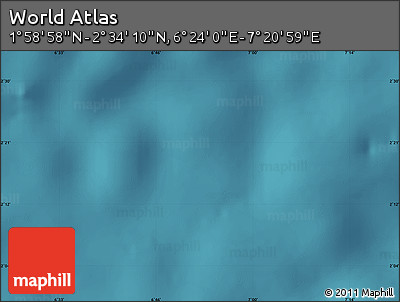Satellite Map of the Area around 2° 16' 34" N, 6° 52' 30" E