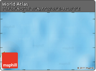 Physical Map of the Area around 2° 16' 34" N, 74° 1' 30" E