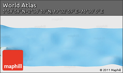Physical Panoramic Map of the Area around 2° 16' 34" N, 74° 1' 30" E