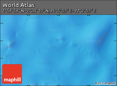 Physical Map of the Area around 2° 16' 34" N, 76° 34' 29" E