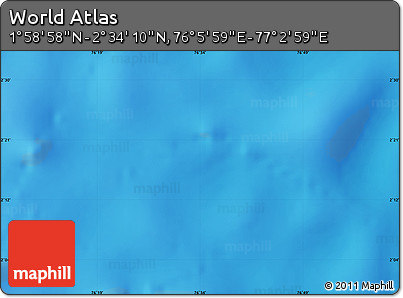 Physical Map of the Area around 2° 16' 34" N, 76° 34' 29" E