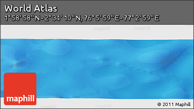 Political Panoramic Map of the Area around 2° 16' 34" N, 76° 34' 29" E