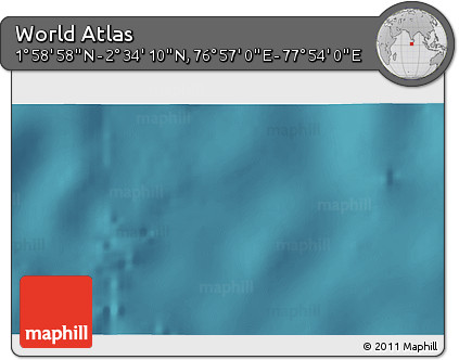 Satellite 3D Map of the Area around 2° 16' 34" N, 77° 25' 30" E