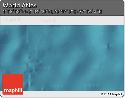 Satellite 3D Map of the Area around 2° 16' 34" N, 77° 25' 30" E