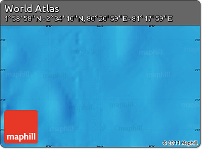 Physical Map of the Area around 2° 16' 34" N, 80° 49' 29" E