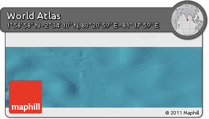 Satellite Panoramic Map of the Area around 2° 16' 34" N, 80° 49' 29" E