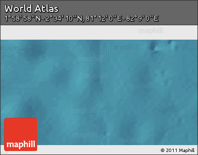 Satellite 3D Map of the Area around 2° 16' 34" N, 81° 40' 30" E