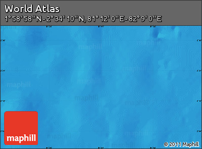 Physical Map of the Area around 2° 16' 34" N, 81° 40' 30" E