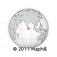 Outline Map of the Area around 2° 16' 34" N, 81° 40' 30" E, rectangular outline
