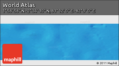 Physical Panoramic Map of the Area around 2° 16' 34" N, 81° 40' 30" E