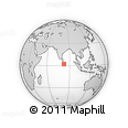 Outline Map of the Area around 2° 16' 34" N, 82° 31' 30" E, rectangular outline