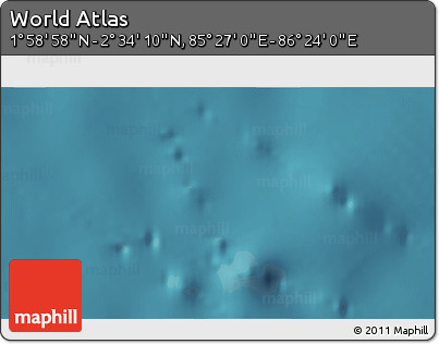 Satellite 3D Map of the Area around 2° 16' 34" N, 85° 55' 30" E