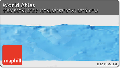 Political Panoramic Map of the Area around 2° 16' 34" N, 87° 28' 29" W